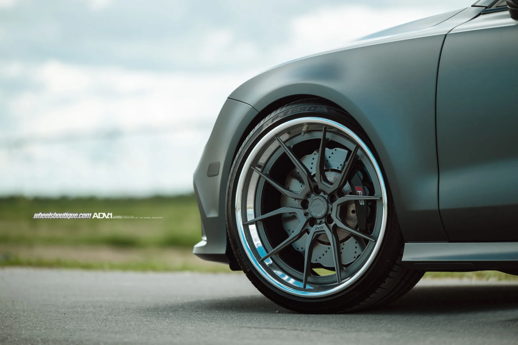 Adv5.0 Matte Gray Audi RS7 - ADV5.0 Track Spec CS Series… | ADV.1 Wheels