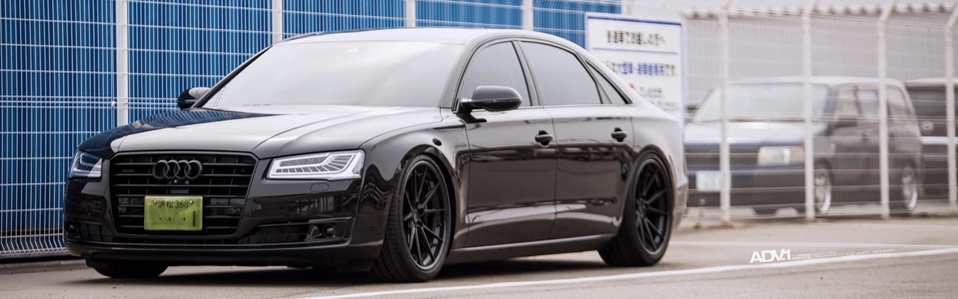 Mythos Black Audi A8L Quattro - ADV5.2 Track Spec… | ADV.1 Wheels