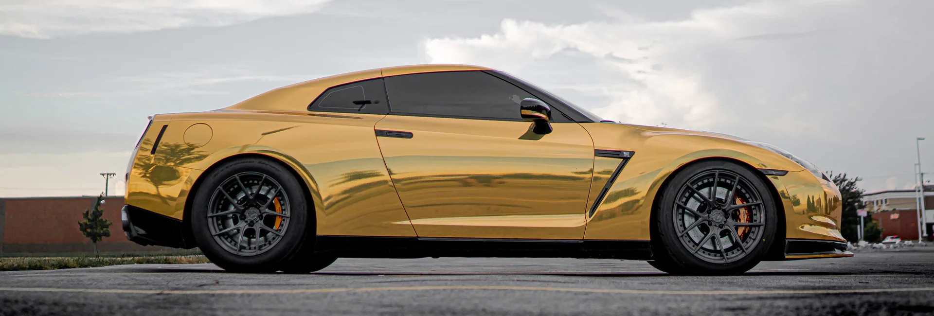 Gtr R35 Gold Rims Gold Chrome Nissan GTR R35 - ADV5.0 M.V2 SL Series… | ADV.1 Wheels