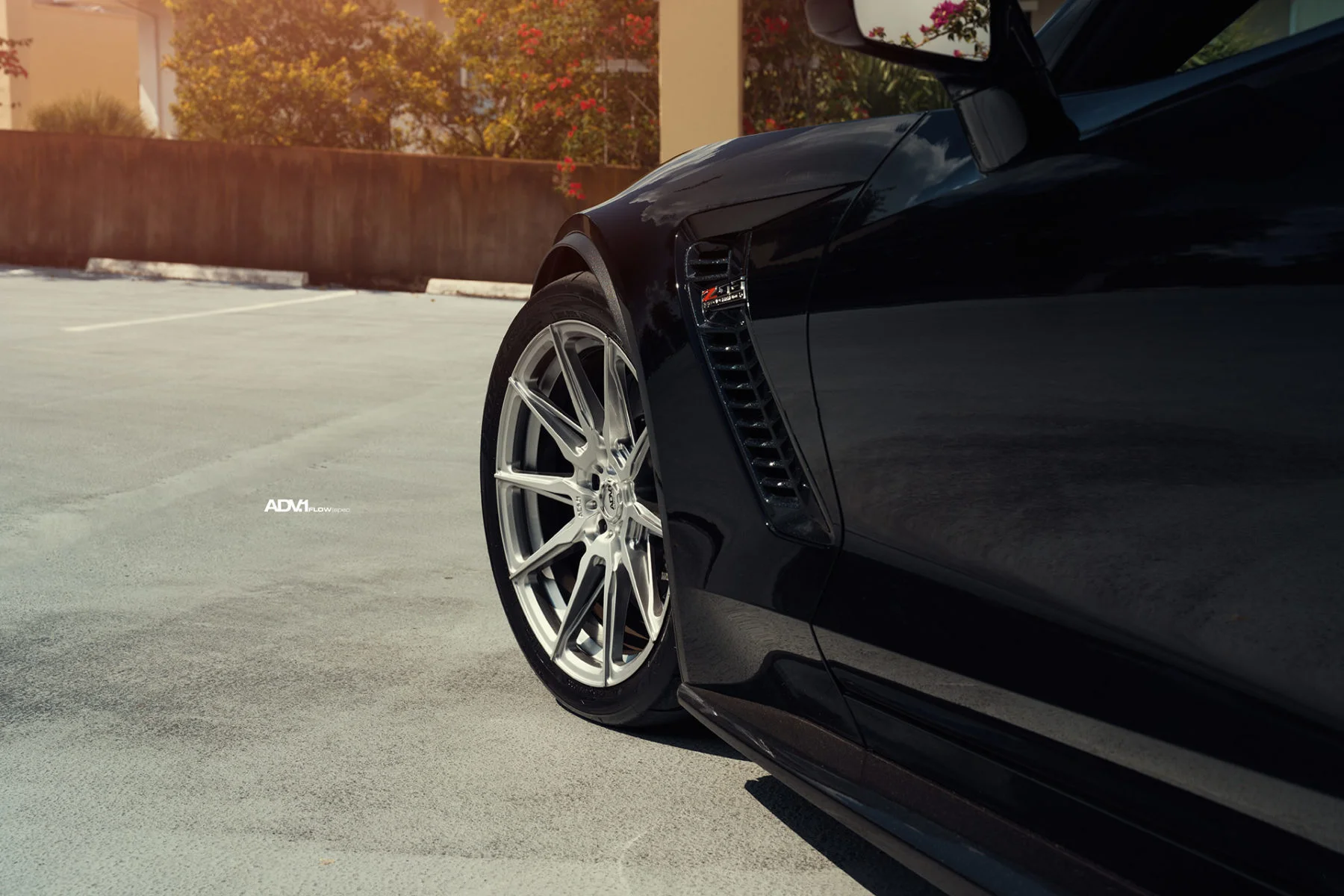 Adv5.0 Black Chevrolet Corvette C7 Z06 - ADV5.0 FLOWspec… | ADV.1 Wheels