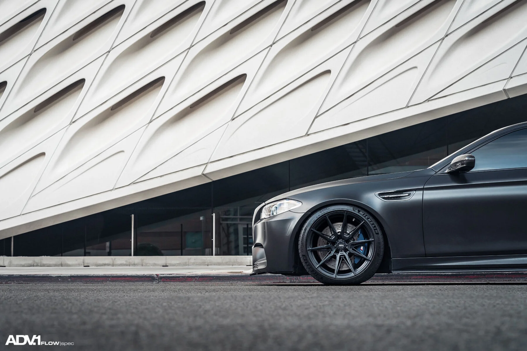 Adv5.0 Satin Black BMW F10 M5 - ADV5.0 FLOWspec Wheels in… | ADV.1 Wheels