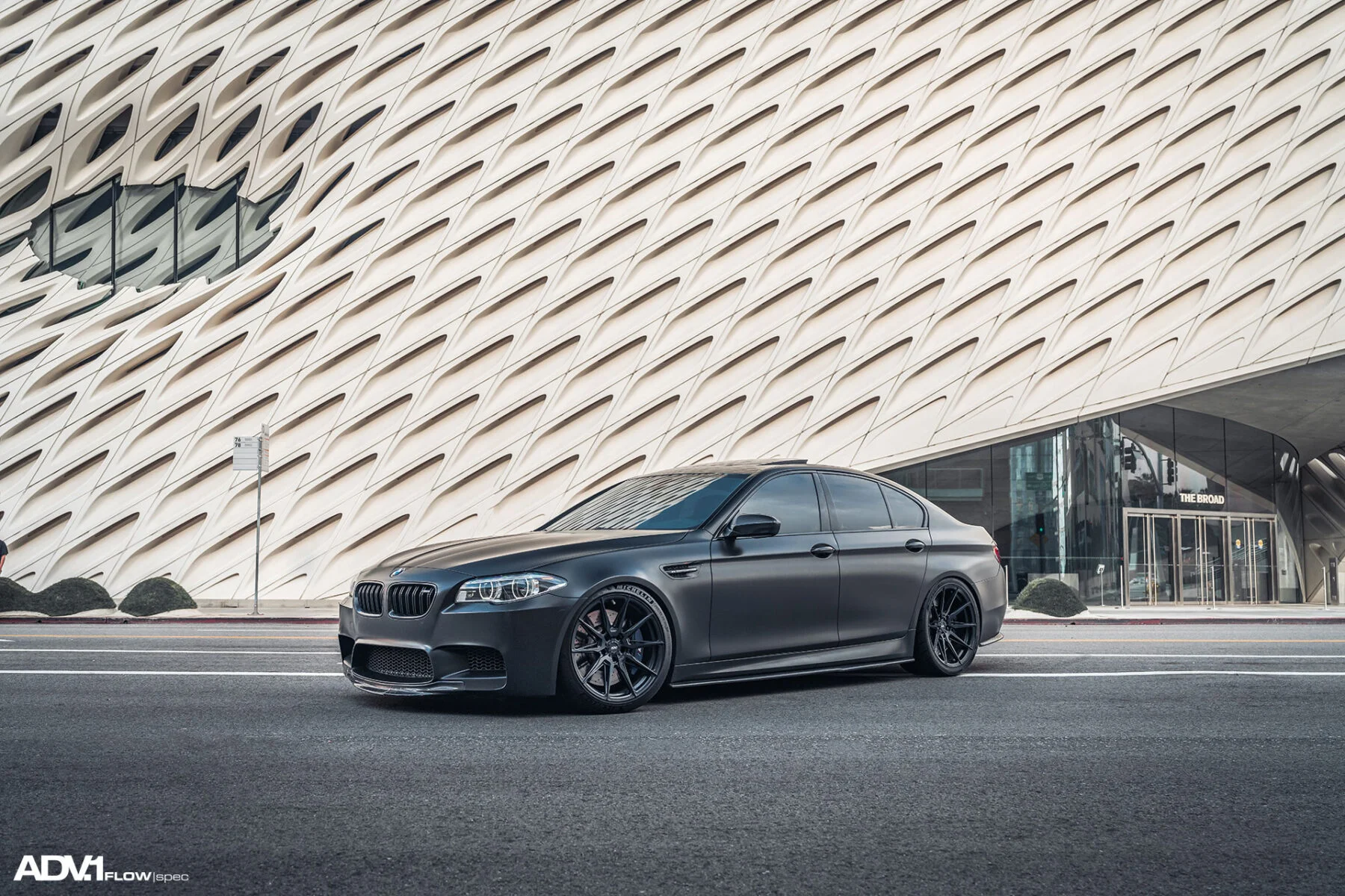 Adv5.0 Satin Black BMW F10 M5 - ADV5.0 FLOWspec Wheels in… | ADV.1 Wheels