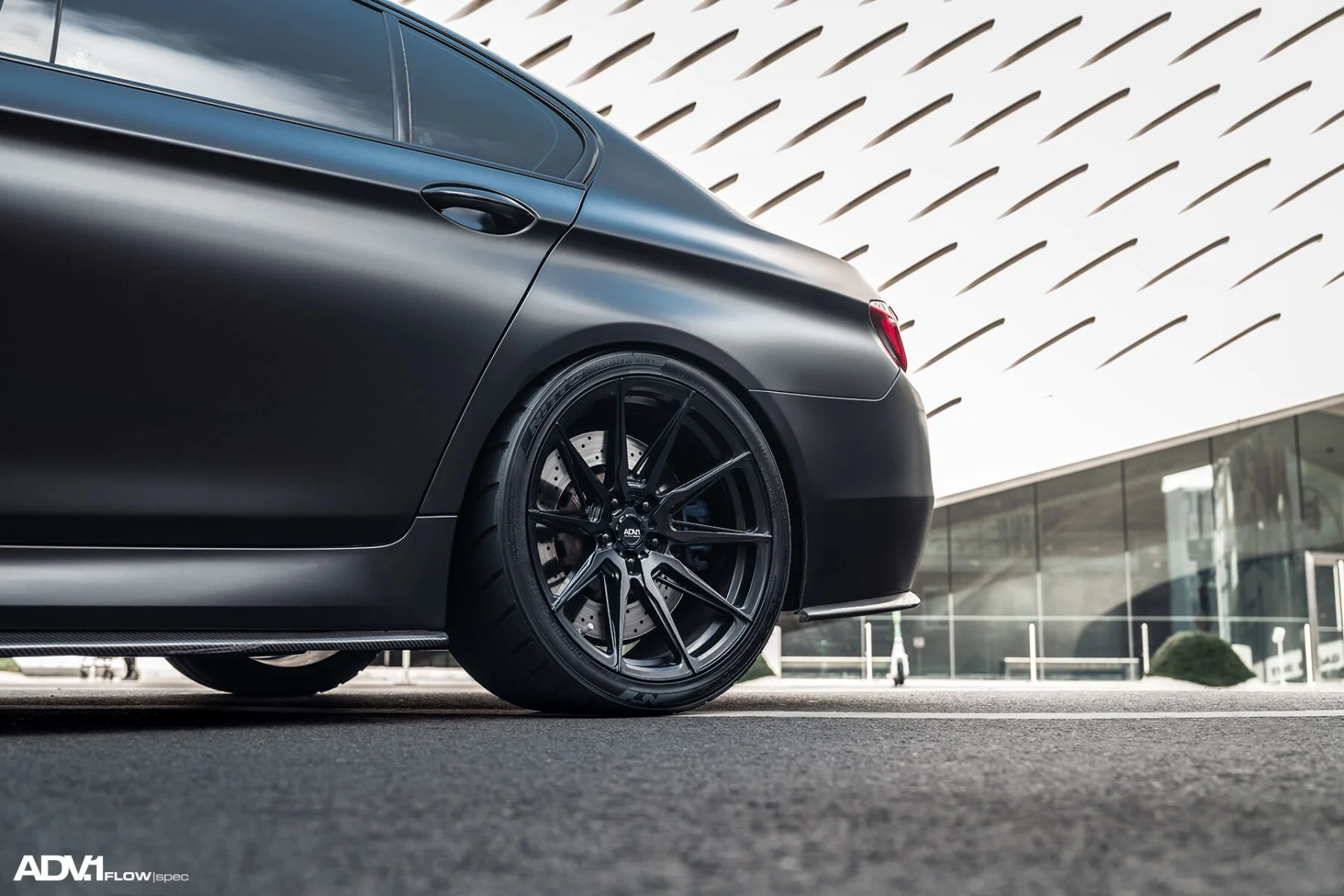 Adv5.0 Satin Black BMW F10 M5 - ADV5.0 FLOWspec Wheels in… | ADV.1 Wheels