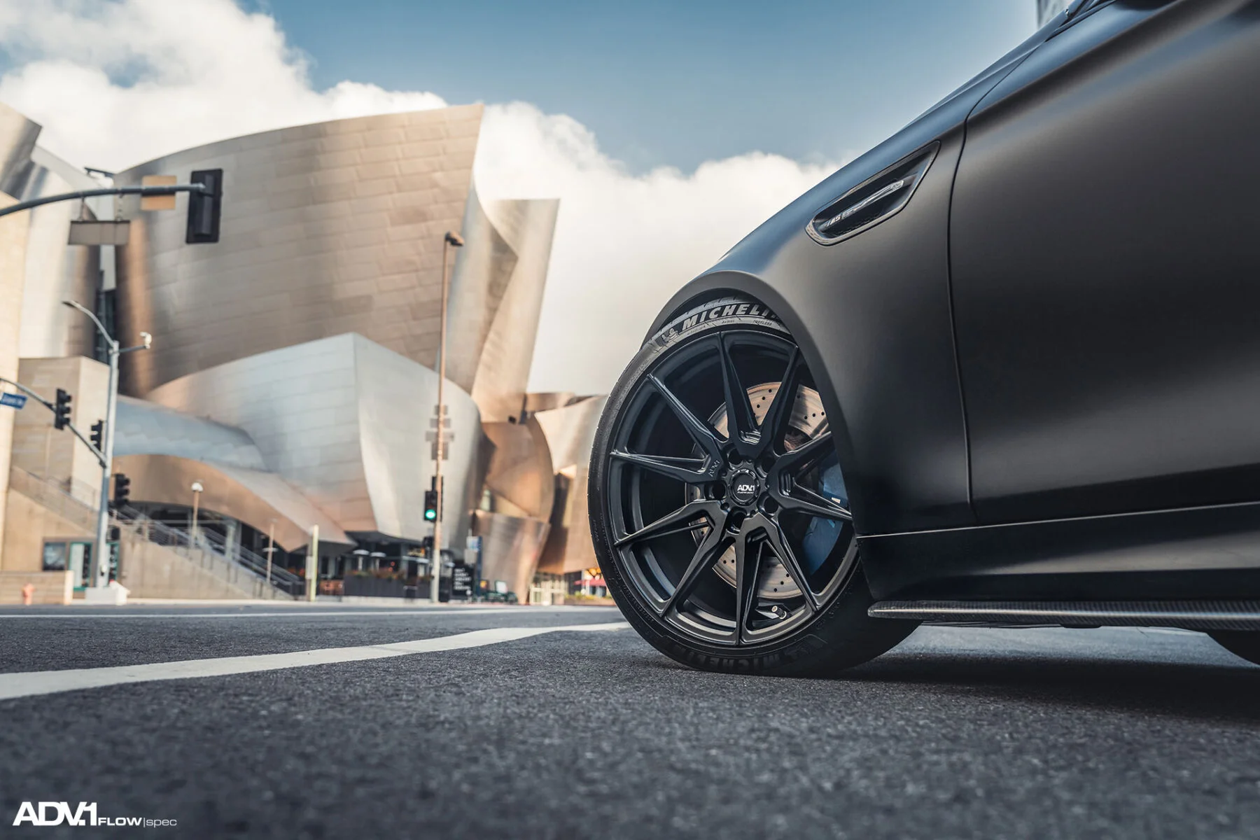 Adv5.0 Satin Black BMW F10 M5 - ADV5.0 FLOWspec Wheels in… | ADV.1 Wheels