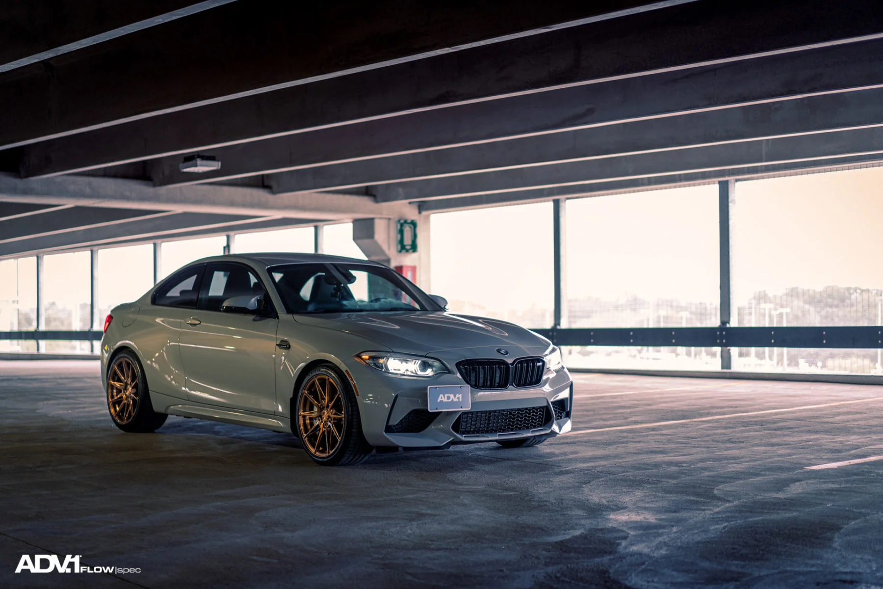 Adv5.0 White BMW M2 - ADV5.0 FLOWspec Wheels in Brushed Gloss… | ADV.1 Wheels