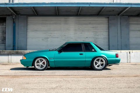 Calypso Green Ford Mustang Foxbody CCW SA50 Brushed Gloss Web 03