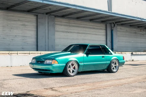 Calypso Green Ford Mustang Foxbody CCW SA50 Brushed Gloss Web 07
