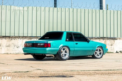 Calypso Green Ford Mustang Foxbody CCW SA50 Brushed Gloss Web 08