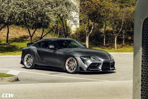 Gunmetal MK5 Toyota Supra CCW D540 Polished Web 01