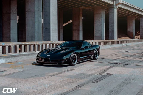 WEB CCW Classic Black Chevrolet Corvette C5 Gloss Black Polished 20 scaled