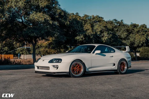 White MK4 Supra CCW CZ05 Brushed Trans Copper Polished Lip Web 01