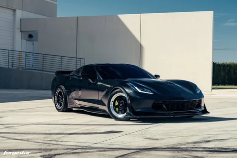 Satin Black Corvette z06 Forgestar D5 Beadlock Web 01