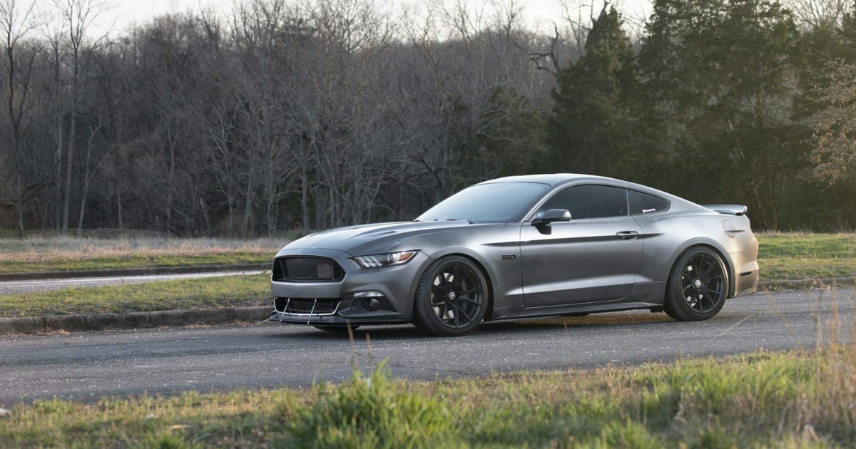 Mustang Magnetic Ride Magnetic Gray Ford Mustang S550 - Forgestar CF5V Wheels -… | Forgestar