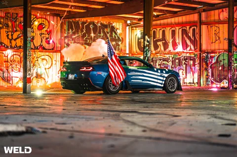 WEB WELD Laguna Beadlock Blue Camaro ZL1 11