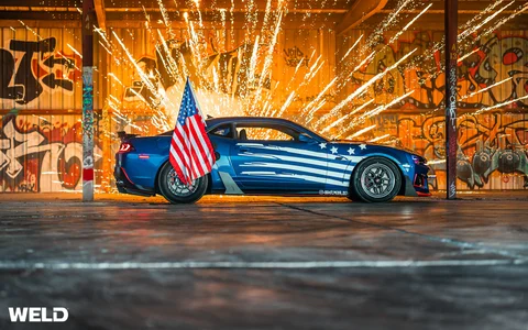 WEB WELD Laguna Beadlock Blue Camaro ZL1 12