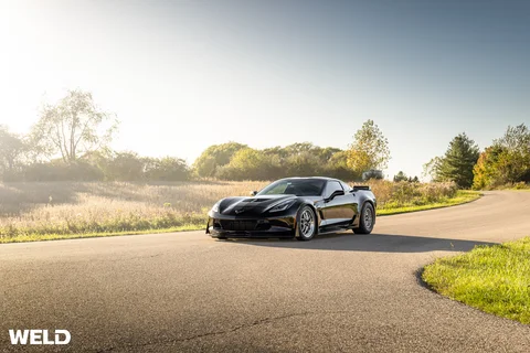 WEB WELD Laguna Laguna Beadlock Black Chevy C7 Z06 Corvette 01