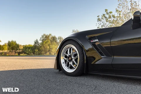 WEB WELD Laguna Laguna Beadlock Black Chevy C7 Z06 Corvette 02