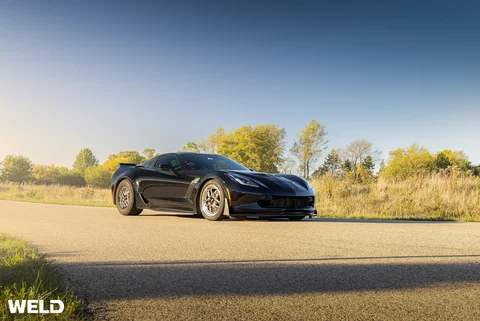 WEB WELD Laguna Laguna Beadlock Black Chevy C7 Z06 Corvette 04
