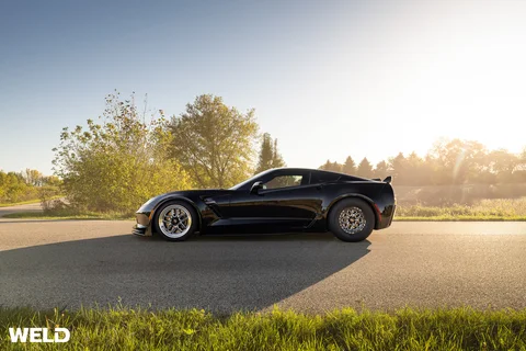 WEB WELD Laguna Laguna Beadlock Black Chevy C7 Z06 Corvette 05