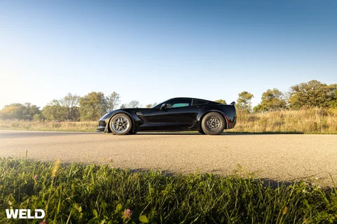WEB WELD Laguna Laguna Beadlock Black Chevy C7 Z06 Corvette 11