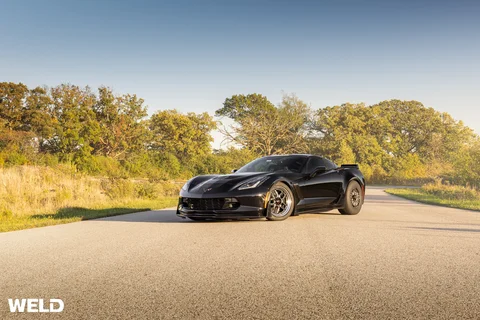 WEB WELD Laguna Laguna Beadlock Black Chevy C7 Z06 Corvette 16