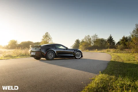 WEB WELD Laguna Laguna Beadlock Black Chevy C7 Z06 Corvette 21