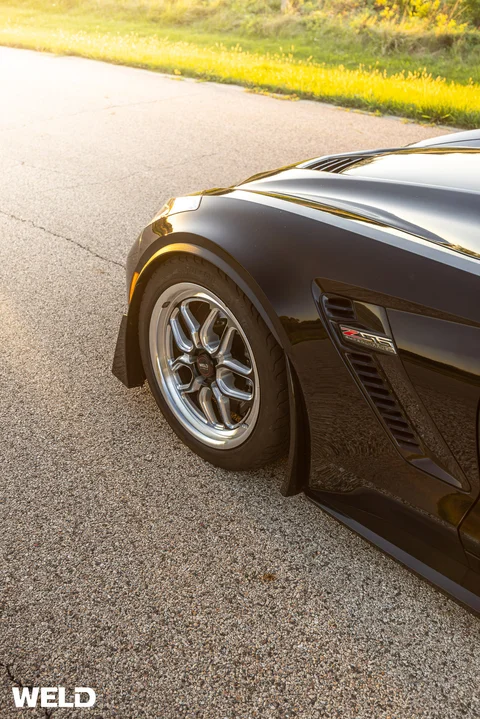 WEB WELD Laguna Laguna Beadlock Black Chevy C7 Z06 Corvette 30