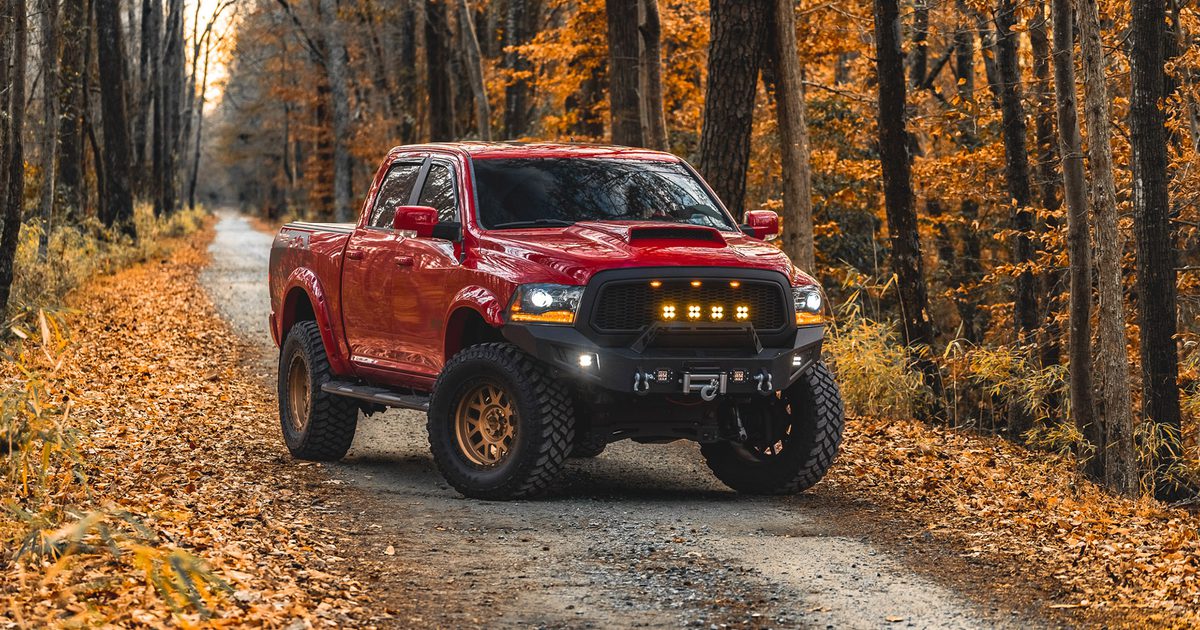 Red Dodge Rims RED RAM REBEL MOAB - SATIN BRONZE CINCH WHEELS | WELD Racing Wheels