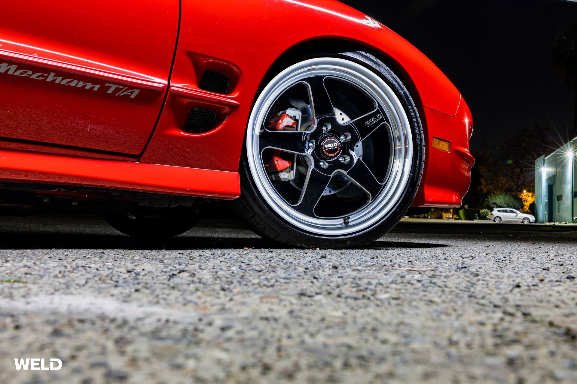 Trans Am Rally Rims RED PONTIAC MECHAM TRANS AM - WELD VENTURA WHEELS | WELD Racing Wheels