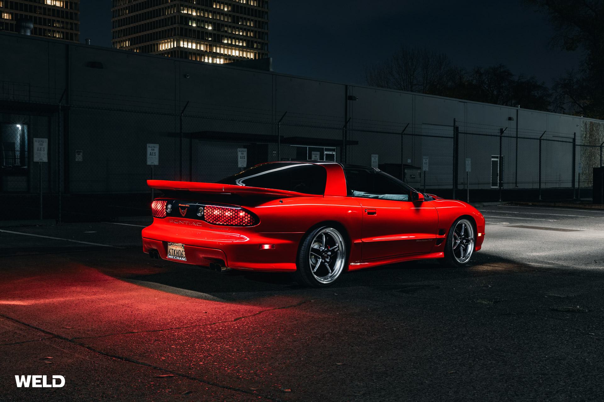 Red Trans Am Custom Rims RED PONTIAC MECHAM TRANS AM - WELD VENTURA WHEELS | WELD Racing Wheels