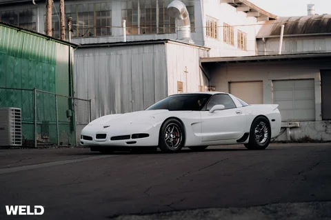 WEB WELD S71 Beadlock Alumastar White Chevrolet C5 Corvette 10