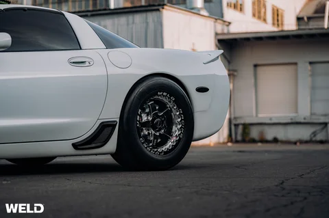 WEB WELD S71 Beadlock Alumastar White Chevrolet C5 Corvette 12