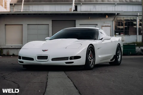 WEB WELD S71 Beadlock Alumastar White Chevrolet C5 Corvette 14