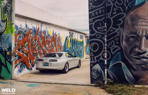 WELD RHD Silver MK4 Supra Wynwood 7