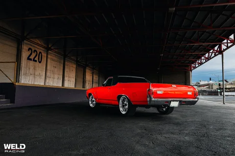 WELD Belmont Red El Camino Gloss Black Milled 05
