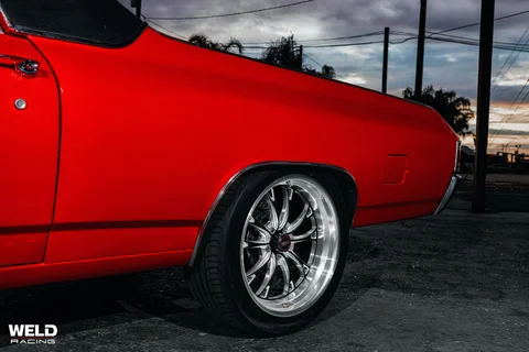 WELD Belmont Red El Camino Gloss Black Milled 07