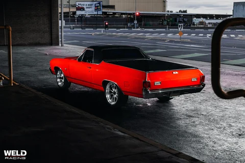 WELD Belmont Red El Camino Gloss Black Milled 09