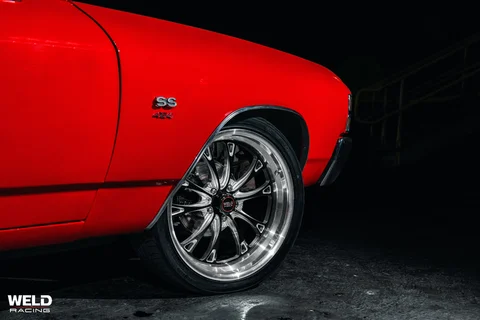 WELD Belmont Red El Camino Gloss Black Milled 12