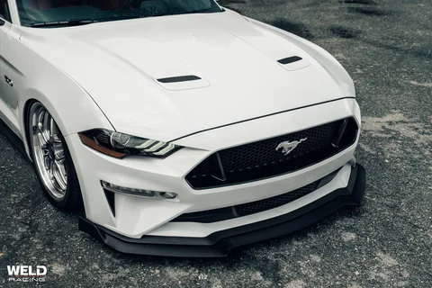 WELD Laguna White Ford Mustang Gloss Black Milled 05