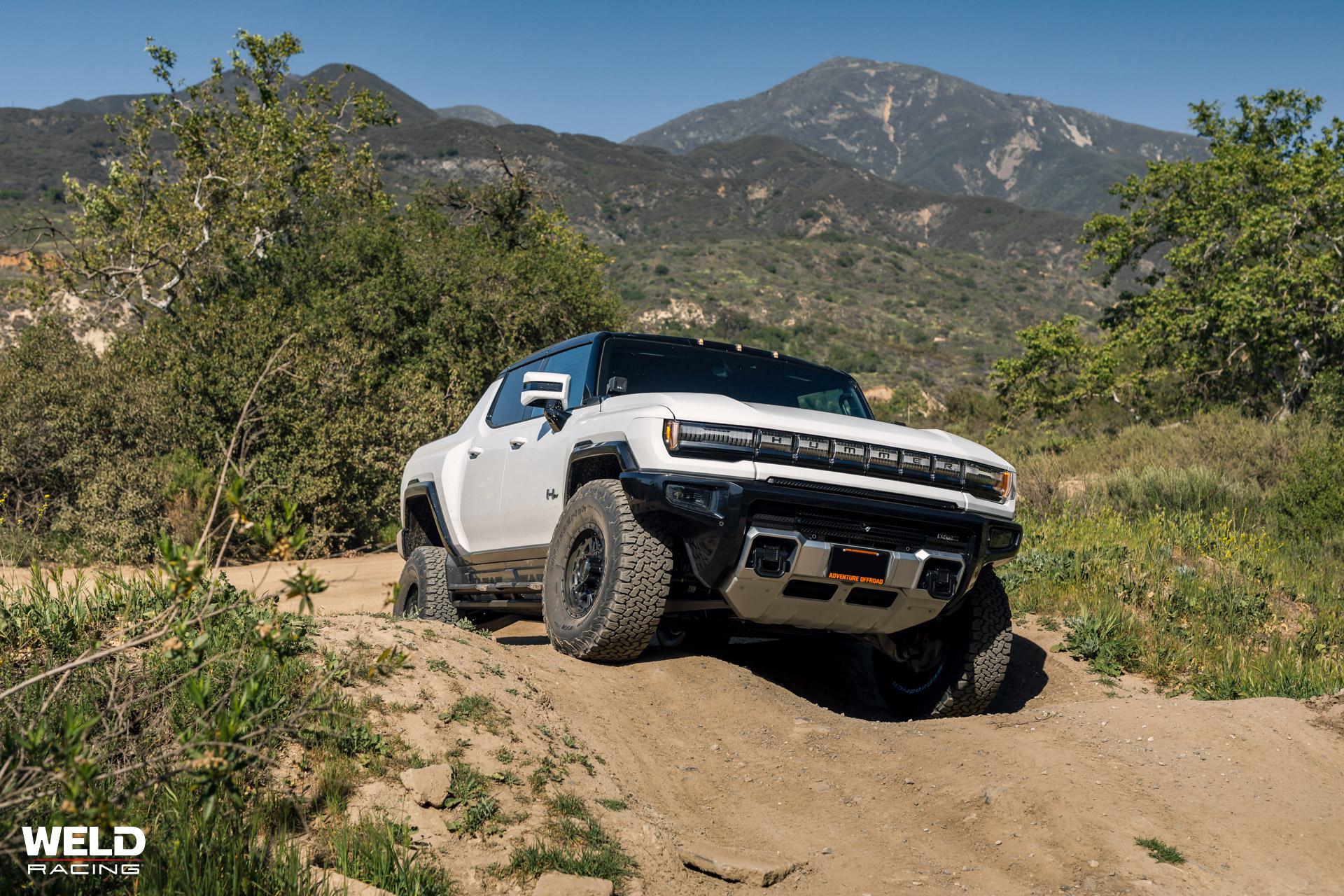 Ev Fronts Hummer EV - Crux - Satin Black | WELD Racing Wheels