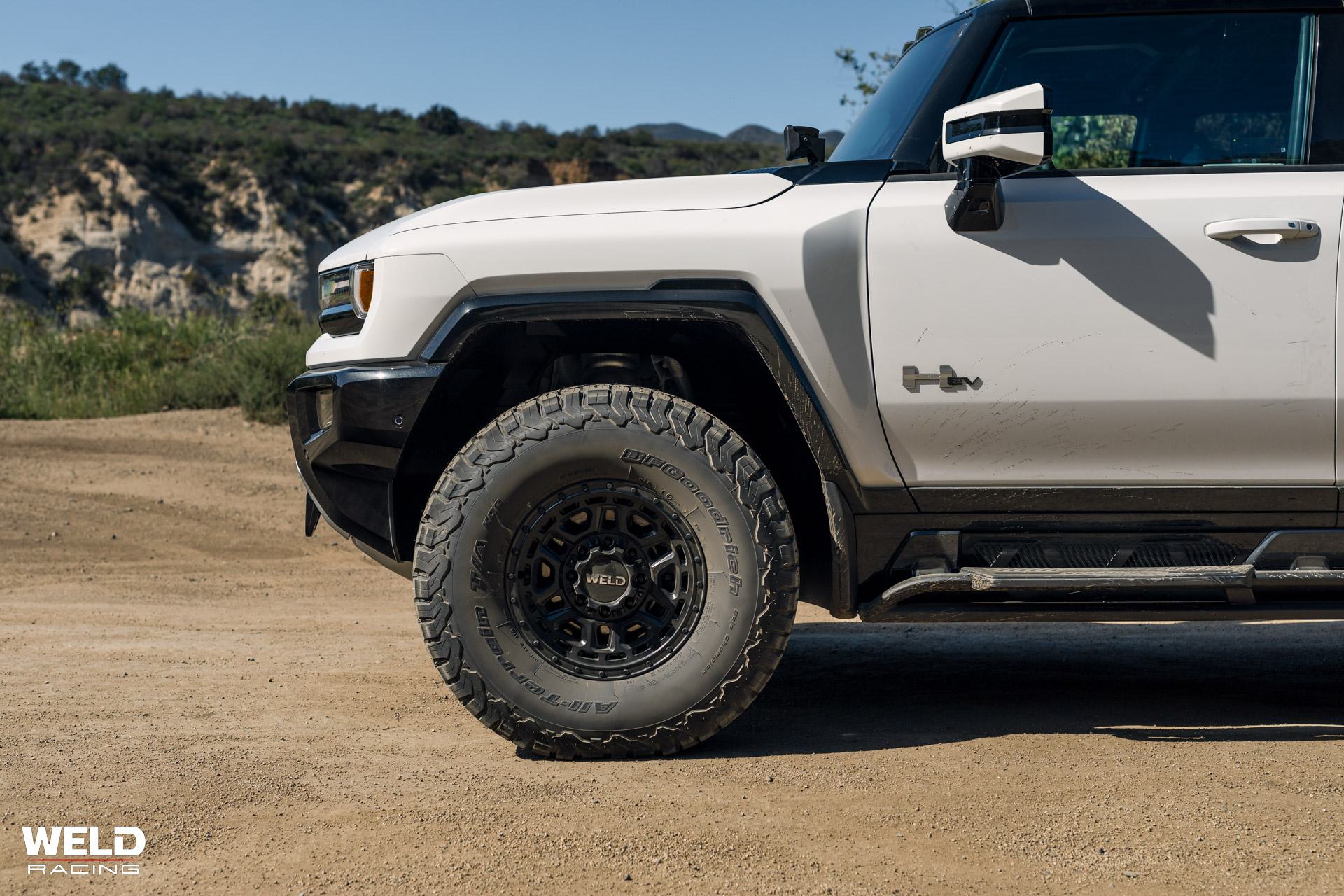 Ev Fronts Hummer EV - Crux - Satin Black | WELD Racing Wheels