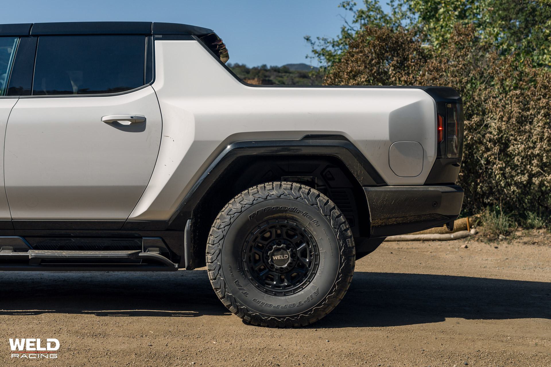 Ev Fronts Hummer EV - Crux - Satin Black | WELD Racing Wheels