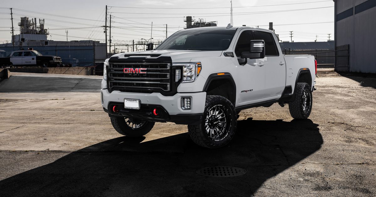 At4hd GMC Sierra AT4 HD - Scorch - Gloss Black Milled | WELD Racing Wheels
