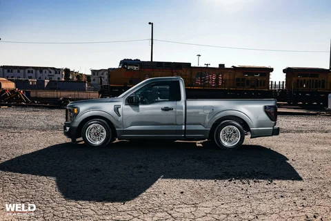 WELD RTS S81 HD Gray Ford F150 Gloss Black Milled 09