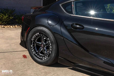 WELD RT Weldstar WELD RTS S71 Black Toyota Supra A90 MKV Gloss Black Milled 01