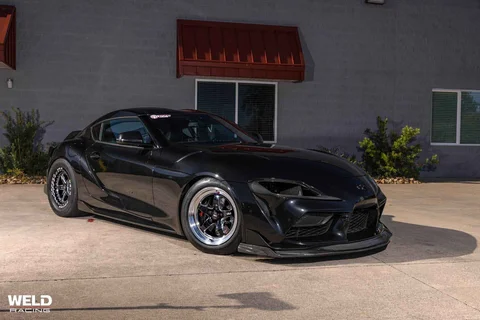 WELD RT Weldstar WELD RTS S71 Black Toyota Supra A90 MKV Gloss Black Milled 06