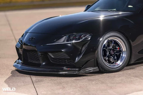 WELD RT Weldstar WELD RTS S71 Black Toyota Supra A90 MKV Gloss Black Milled 12