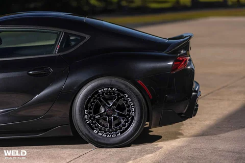 WELD RT Weldstar WELD RTS S71 Black Toyota Supra A90 MKV Gloss Black Milled 16