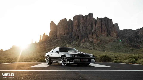 WELD Ventura Black Chevrolet Camaro Gloss Black Milled 04