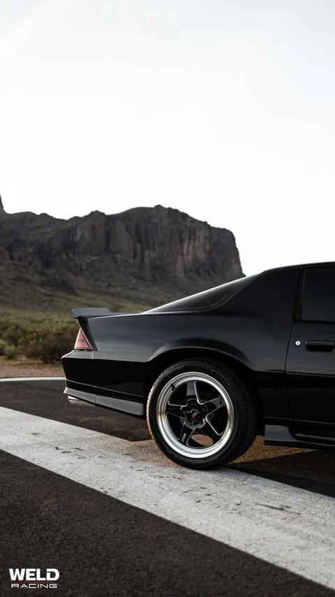 WELD Ventura Black Chevrolet Camaro Gloss Black Milled 08